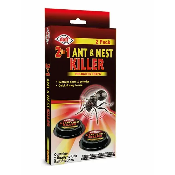 Doff 2in1 Ant Bait Station myrbete betesstation 2-pack