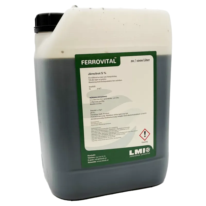 Mangan 235 Ferrovital järngödsel 10 liter blad