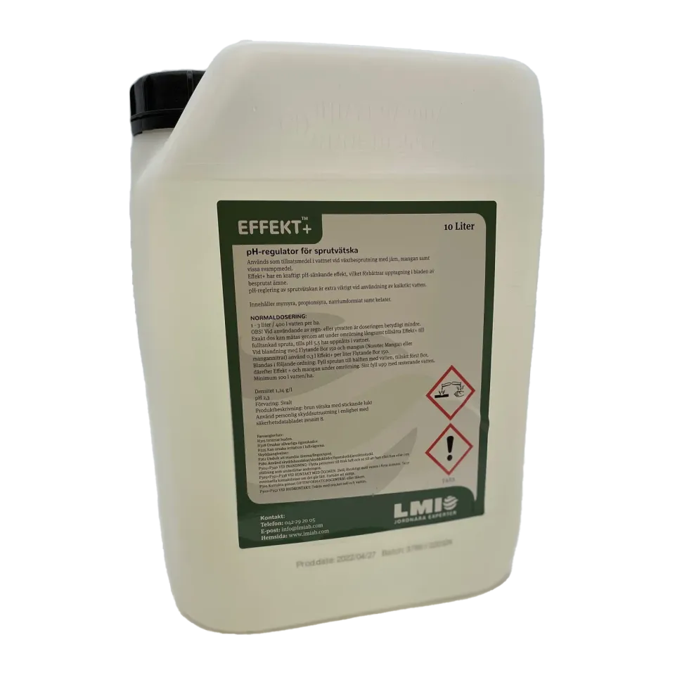 Micro Top x2 Ferrovital Effekt+ pH-regulator 10 liter buffert