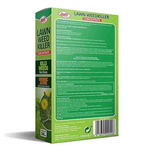 Doff Lawn Weedkiller ogräsmedel gräsmatta