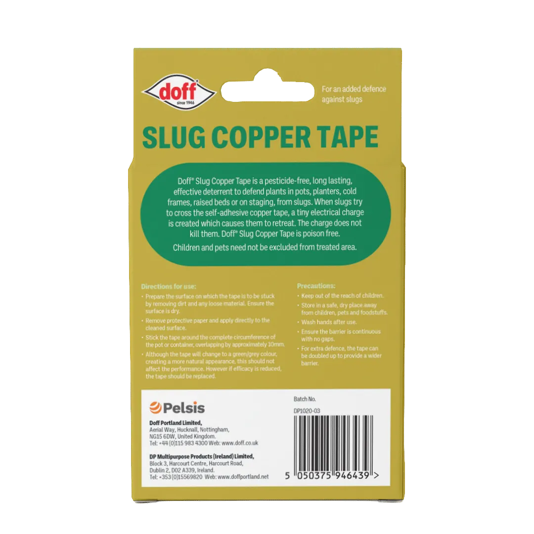 Doff Slug Copper Tape koppartejp mot sniglar