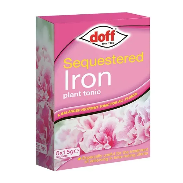 Doff Sequestered Iron järnnäring mot gula blad