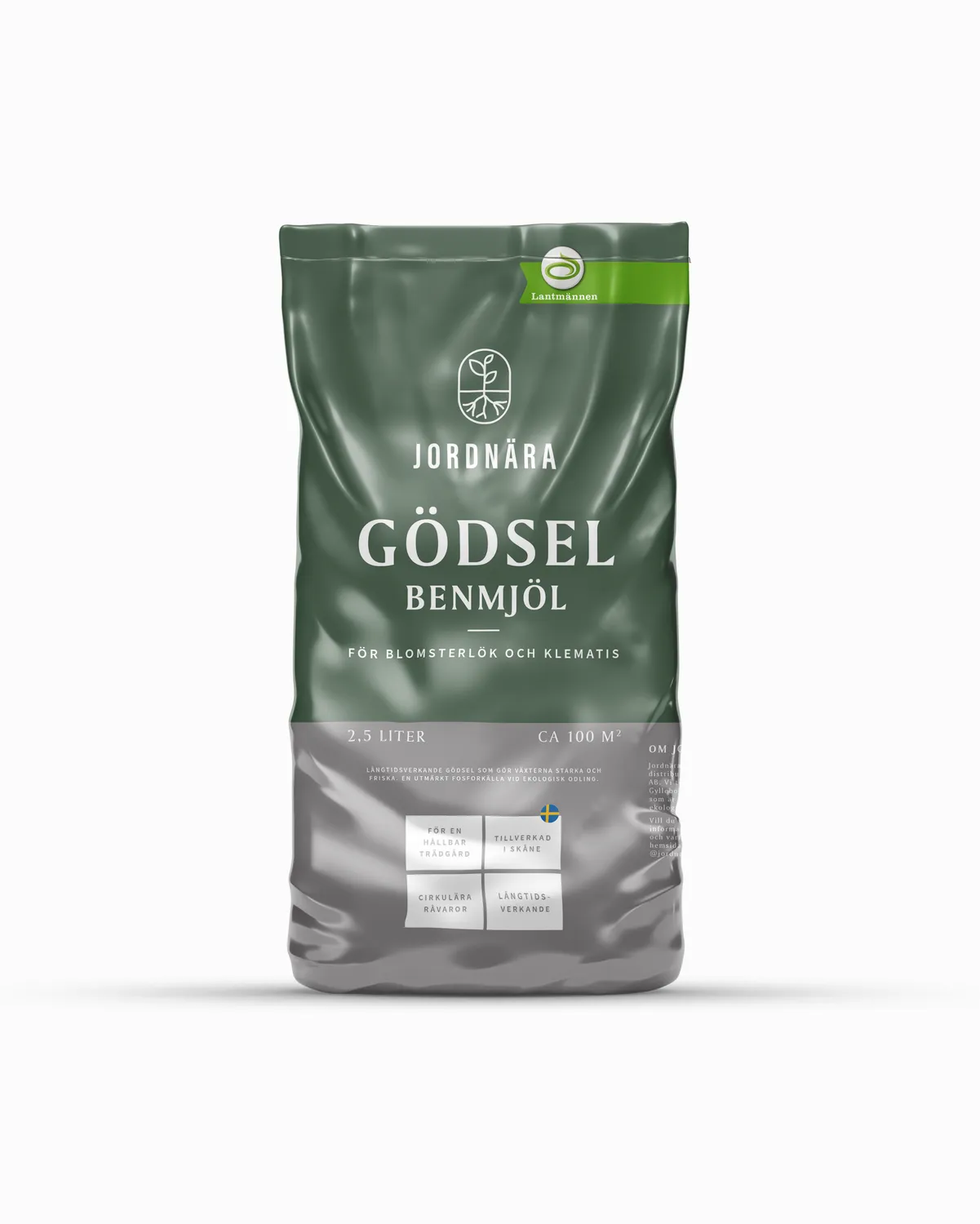 Svenska Gödselbolaget Jordnära Benmjöl 2,5 liter fosfor