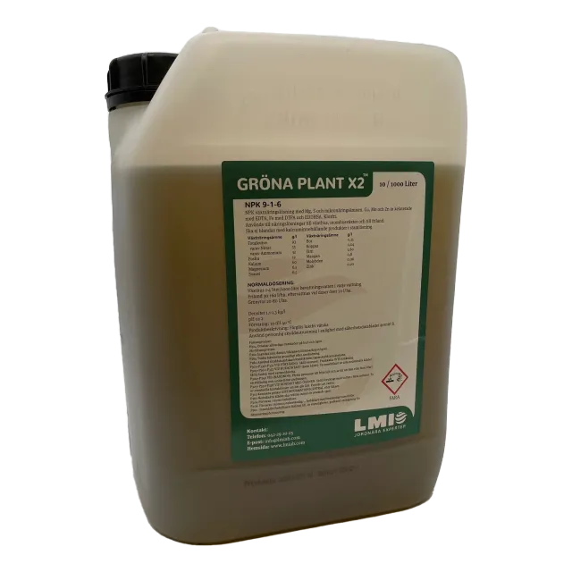Micro Top Gröna Plant X2 växtnäring 10 L klorfri