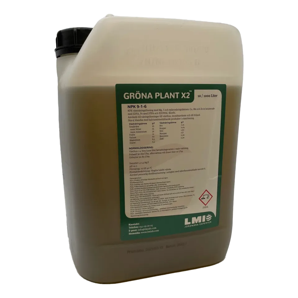 Mangan 235 Gröna Plant X2 växtnäring 9-1-6 10 L