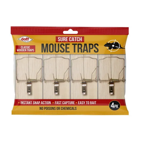 Doff Sure Catch Classic Mouse Trap musfälla slagfälla metall