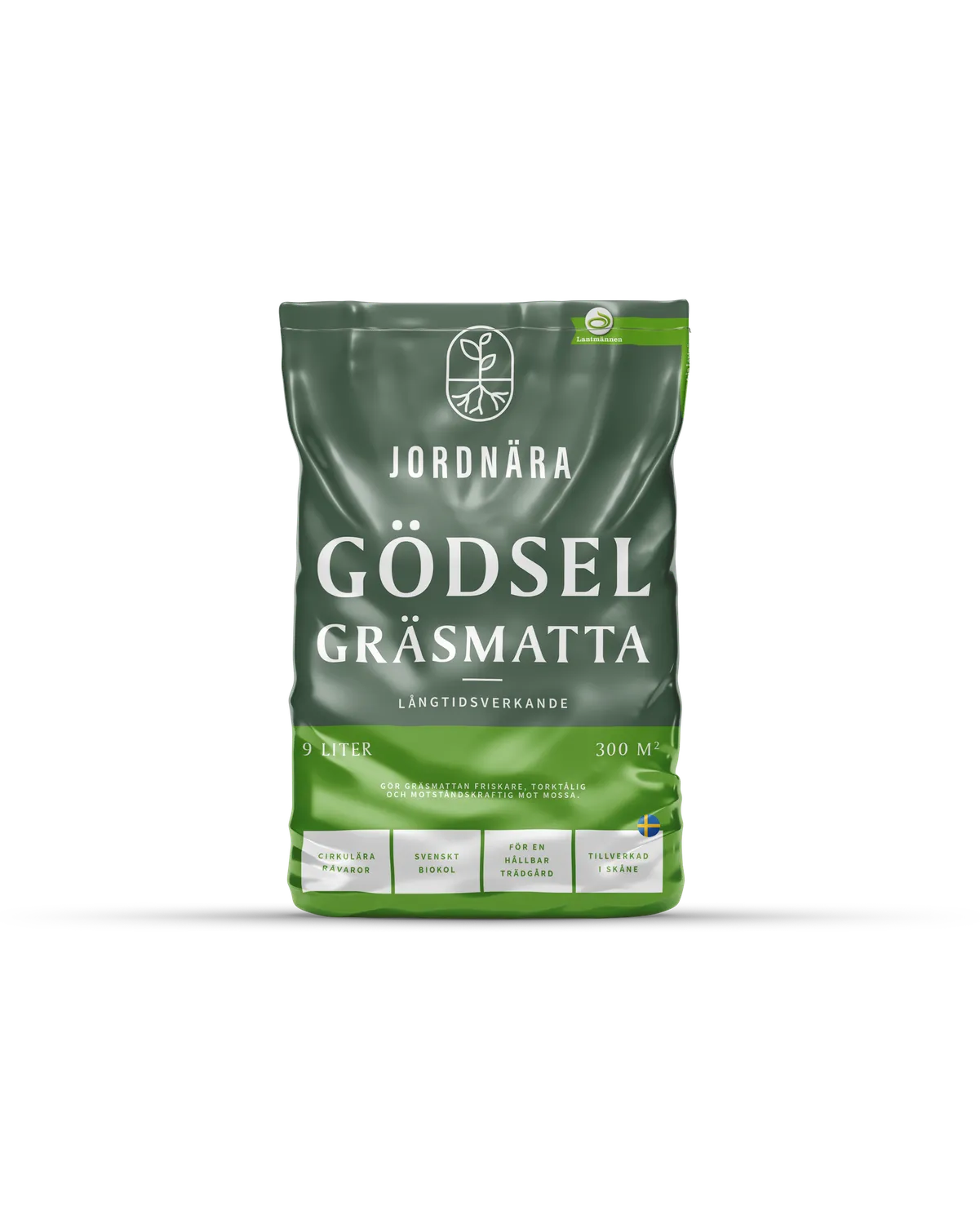 Jordnära Gräsmatta gräsgödsel 9 liter 300 kvm
