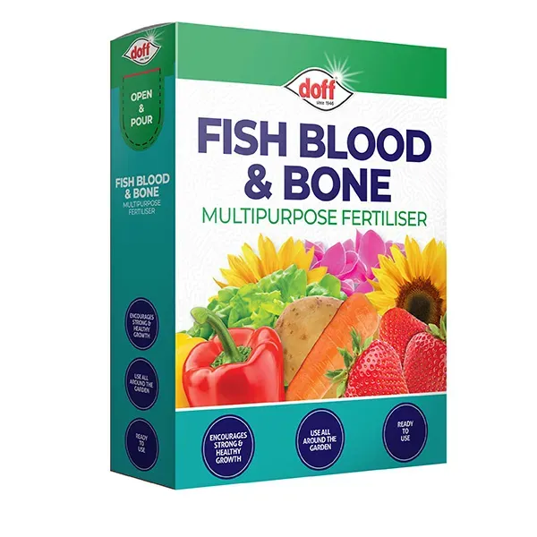 Doff Fish Blood & Bone Fertiliser trädgårdsgödsel NPK 4-7-4