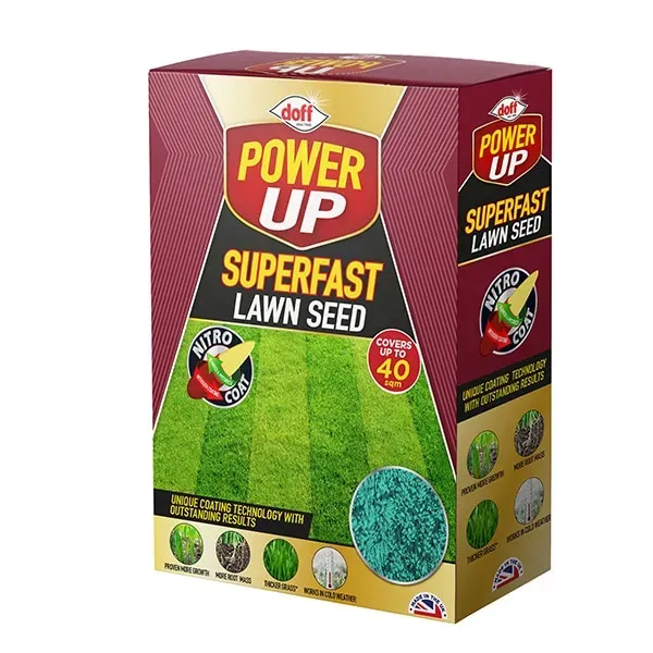Power Up Superfast gräsfrö snabb grobar 40 g/m²
